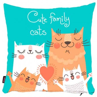 Kedili Yastık Kılıfı-97